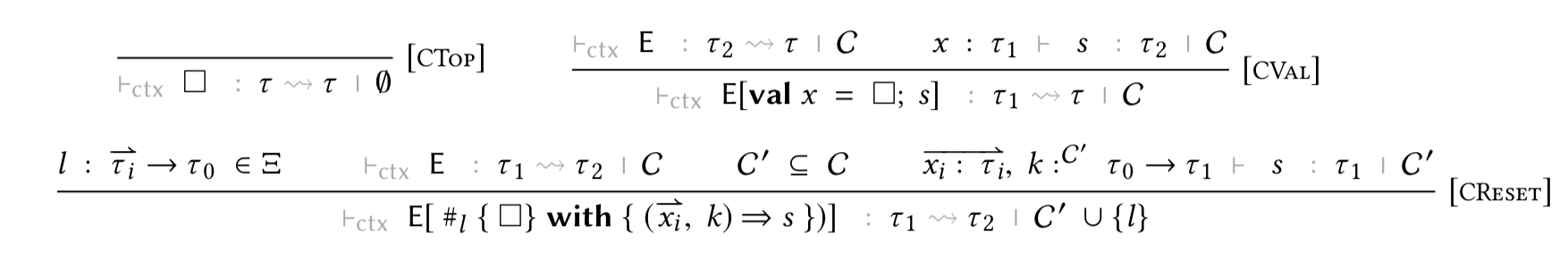 context typing